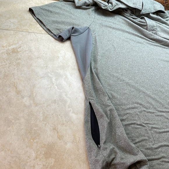 Wrangler Outdoor Polo Shirt Gray Short Sleeve XXLarge Classic Fit Performance - Picture 7 of 10